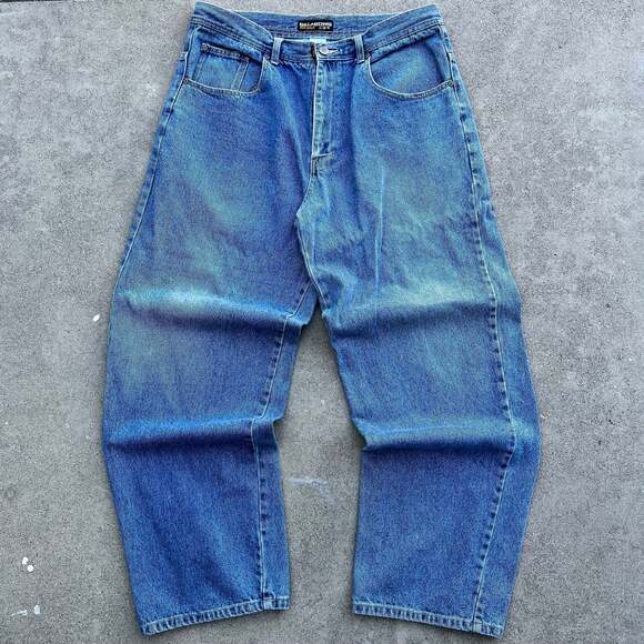 Vintage Billabong Jeans Mens 34x31 Blue Straight Baggy Relaxed Denim - Picture 1 of 6